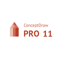 ConceptDraw PRO v11 New license 101-200 users (price per user) [CNCDR-PRO-10]
