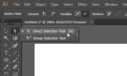 Опция Direct Selection Опция Direct Selection