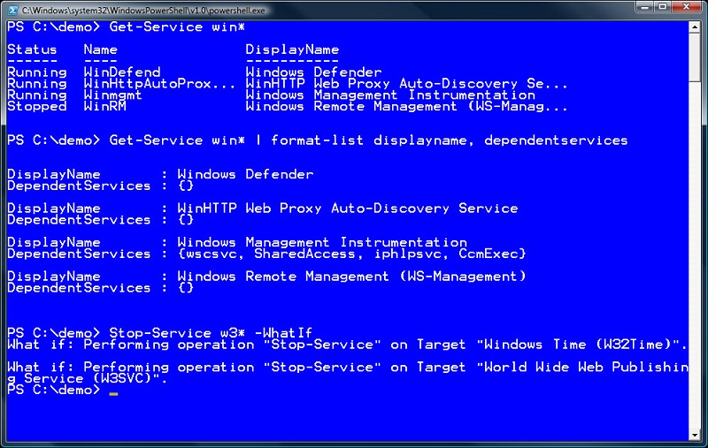 Скриншот к PowerShell Скриншот к PowerShell