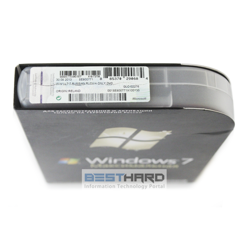Microsoft Windows 7 Ultimate SP1 (x32/x64) BOX [GLC-02276]