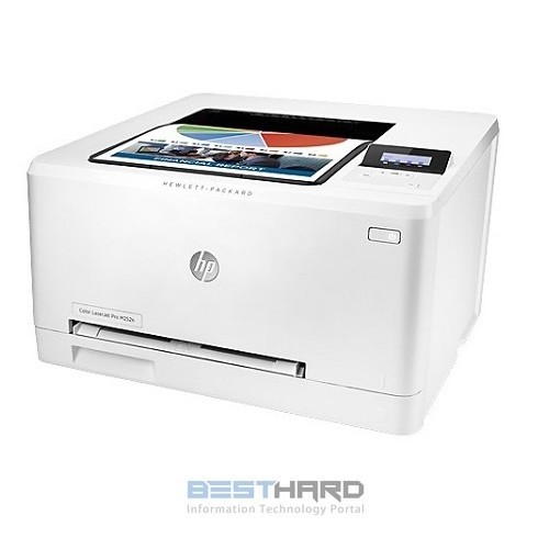 Принтер HP Color LaserJet Pro M252n, лазерный, цвет: белый [b4a21a]