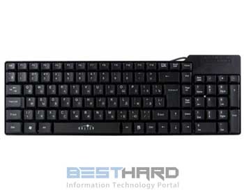 Клавиатура OKLICK 190M, USB, черный [8153]