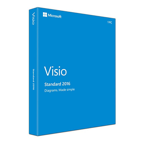 Microsoft Visio Standard 2016 - 1 PC Russian (электронная лицензия) [D86-05549]