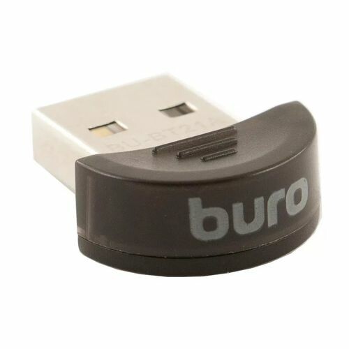 Адаптер USB Buro BU-BT21A Bluetooth 2.1+EDR class 2 10м черный [341941]