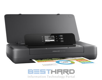 Принтер HP OfficeJet 202, струйный, цвет: черный (аккумулятор в комплекте) [n4k99c]