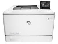 HP Color LaserJet Pro M452nw Printer (A4,600x600dpi,27(27)ppm,ImageREt3600,128Mb, 2trays 50+250,USB/GigEth/WiFi, ePrint, AirPrint, PS3, 1y warr, 4Ctgs1200pages in box, repl.CE956A)