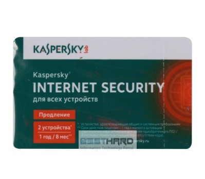 Kaspersky Internet Security 2016 - продление лицензии на 1 год на 2 ПК [KL1941ROBFR]