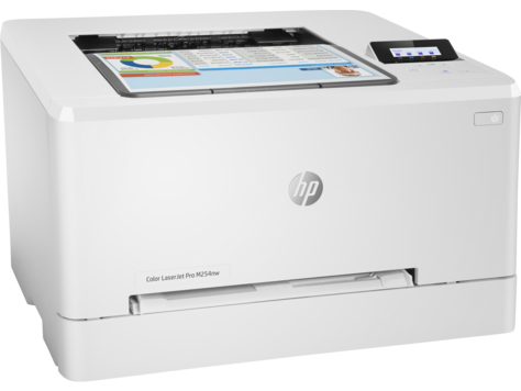 HP Color LaserJet Pro M254nw Printer  (A4, 600x600dpi,21(21) ppm, 256Mb, 2 trays 1+250, 1y warr, Cartridges 3200 b &2500 cmy pages in box, USB/LAN, repl. B4A21A)