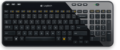 Logitech Wireless Keyboard K360, Black, [920-003095]