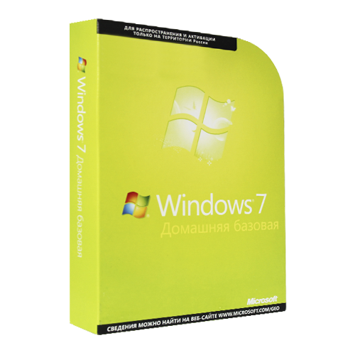 Microsoft Windows 7 Home Basic SP1 (x32) BOX [F2C-00545]