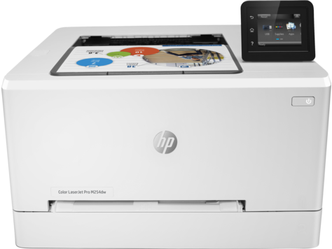 HP Color LaserJet Pro M254dw Printer (A4, 600x600dpi, 21(21) ppm, 256Mb, 2 trays 1+250, 1y warr, touch LCD, duplex, Cartridges 3200 b &2500 cmy pages in box, USB/LAN/front USB, repl. B4A22A)