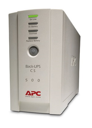 APC Back-UPS CS 500VA/300W, 230V, 4xC13 outlets (1 Surge & 3 batt.), Data/DSL protection, USB, PCh, user repl. batt., 2 year warranty