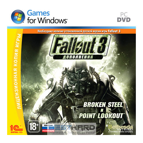 Fallout 3: дополнения Broken Steel и Point Lookout [PC, Jewel] [4601546075970]