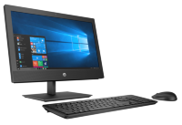 HP ProOne 400 G4 All-in-One NT 20"(1600x900) Core i3-8100T,4GB,500GB,DVD,USB Slim kbd/mouse, Fixed Tilt Stand,Intel 9560 AC 2x2 nvP BT,Win10Pro(64-bit),1-1-1 Wty(repl.2KL12EA)