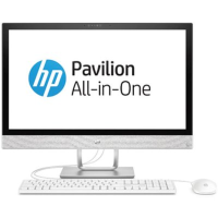 HP Pavilion 24 I 24-r121ur Touch Intel Core i7-8700T 16GB DDR4 (2X8GB)256GB SSD + 1TB AMD Radeon 530 2Gbno DVDUSB KBD, USB MOUSE IR Webcam Blizzard White Win10 (существенное повреждение коробки)