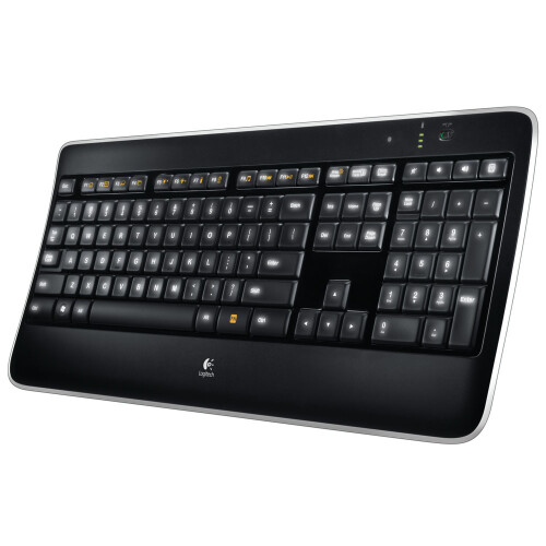 Logitech Wireless Illuminated Keyboard K800, Black, [920-002395]