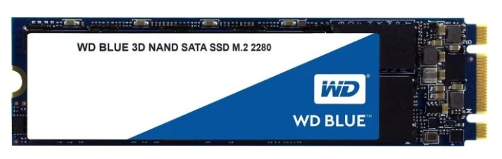 Western Digital SSD BLUE 500Gb M2.2280 2,5”/7мм 3D NAND WDS500G2B0B