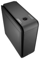 Корпус Aerocool DS 200 Black, ATX, без БП, чёрный, шумоизоляция, 2х USB 3.0, 2х USB 2.0, темп. дисплей, реобас, сталь 0,8мм