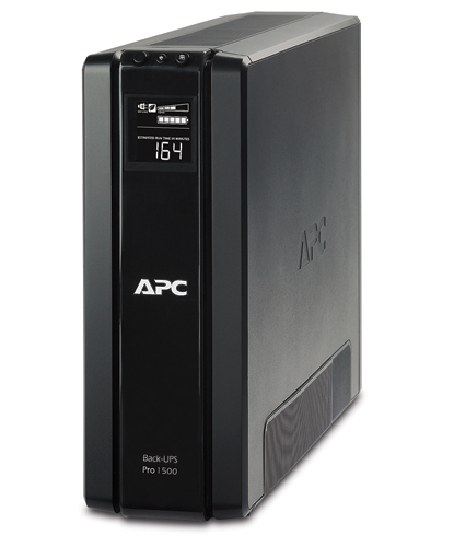 APC Back-UPS Pro Power Saving, 1500VA/865W, 230V, AVR, 6xRus outlets (3 Surge & 3 batt.), Data/DSL protrct, 10/100 Base-T, USB, PCh, user repl. batt., 2 y warr.