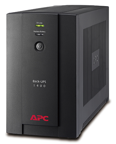 APC Back-UPS 1400VA/700W, 230V, AVR, Interface Port USB, (6) IEC Sockets, user repl. batt., 2 year warranty