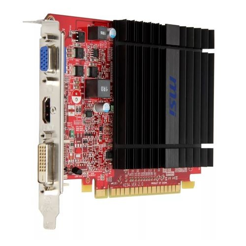 Видеокарта MSI Radeon R5 230,  R5 230 1GD3H LP,  1Гб, GDDR3, Low Profile,  Ret [430322]