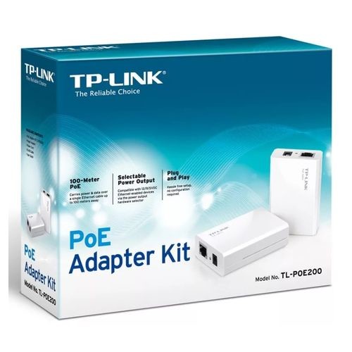 Сетевой адаптер РоЕ TP-LINK TL-POE200 Ethernet [896875]