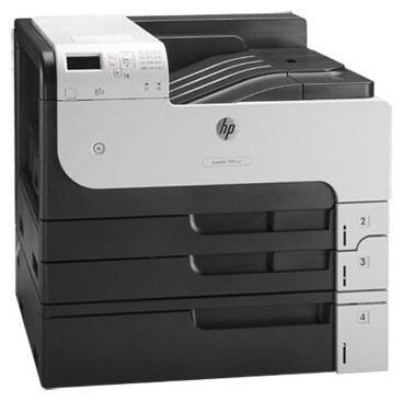 HP LaserJet Enterprise 700 Printer M712xh (A3, 1200dpi, 40ppm, 512Mb, 4trays 250+250+100+500, sHDD250Gb, USB2.0/extUSBx2/GigEth/HIP/ePrint, 1y warr, repl. Q7546A)