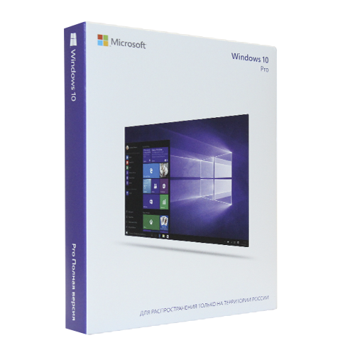 Microsoft Windows 10 Professional (Pro x32/x64) RU USB BOX [FQC-09118]