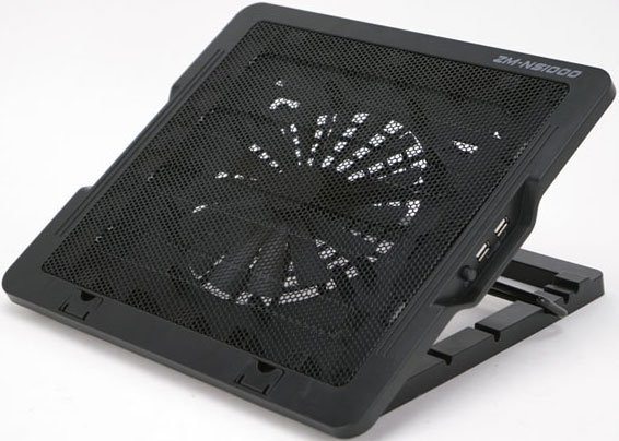 Система охлаждения нотбука ZM-NS1000 <чёрная, retail, для повышения эффективности охлаждения ноутбука (изменяемый угол наклона)>