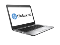 HP EliteBook 840 G3 Core i5-6200U 2.3GHz,14" FHD (1920x1080) AG,4Gb DDR4(1),128Gb SSD,46Wh LL,FPR,1.5kg,3y,Silver,Win7Pro+Win10Pro [T9X31EA#ACB]
