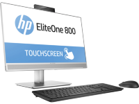 HP EliteOne 800 G3 All-in-One 23,8"Touch (1920 x 1080),Core i5-7500,8GB DDR4-2400 SDRAM,1TB,DVDRW,Wrless kbd&mouse,Recline Stand,Intel 8265 AC BT,Win10Pro(64-bit),3-3-3Wty