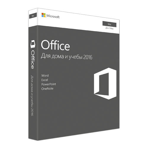 Microsoft Office 2016 Home and Student Mac (x32/x64) All Lng (электронная лицензия) [GZA-00665]
