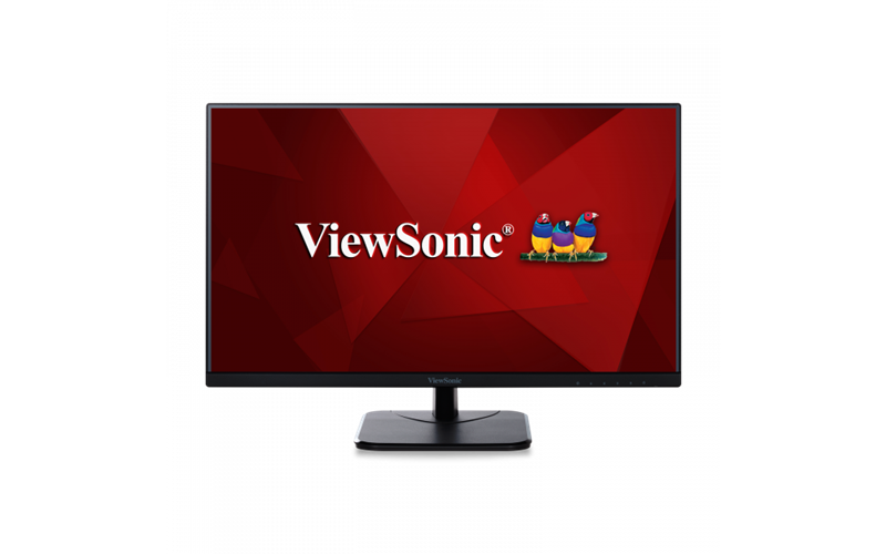 Viewsonic 23.8" VA2456-MHD IPS SuperClear, 1920x1080, 5ms, 250cd/m2, 178°/178°, 50Mln:1, D-Sub, HDMI, DP, колонки, Frameless Design, Tilt, VESA, Black