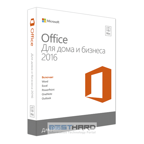 Microsoft Office 2016 Home and Business Mac (x32/x64) All Lng (электронная лицензия) [W6F-00652]