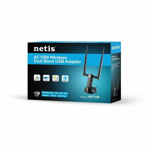 Сетевой адаптер WiFi NETIS WF2190 USB 3.0 [408536]