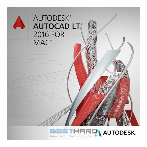 Autodesk AutoCAD for Mac 2016 Commercial New Single-user ELD Annual Subscription with Basic Support ACE [777H1-WW9152-T520] 