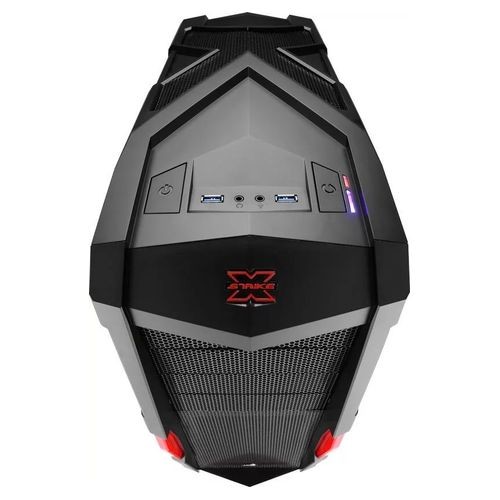Корпус ATX AEROCOOL Strike-X Xtreme Black Edition, Midi-Tower, без БП,  черный [791746]