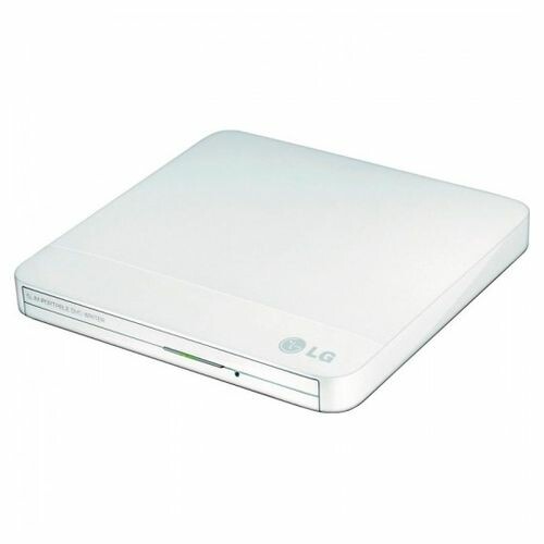 Оптический привод DVD-RW LG GP50NW41, внешний, USB, белый,  Ret [890950]