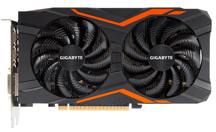 GIGABYTE GeForce GTX 1050TI, GV-N105TG1 GAMING-4GD, 4Гб, GDDR5, OC, Rtl
