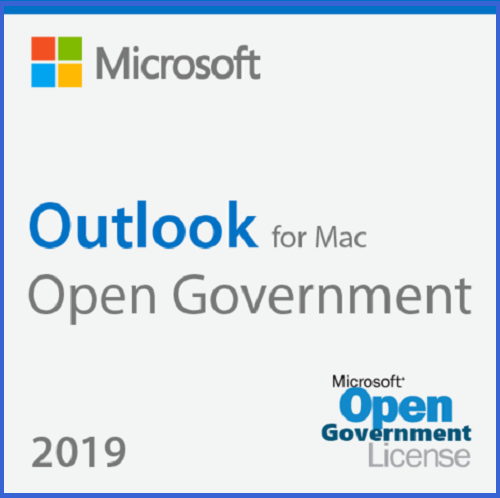 Outlook Mac 2019 RUS OLP A Gov [36F-00477]