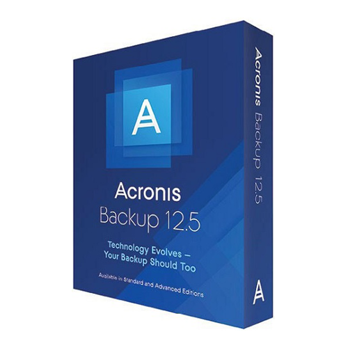 Acronis Backup 12.5 Standard Virtual Host License incl. AAS ESD 