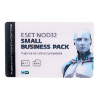 ESET NOD32 Small Business Pack новая лицензия для 5 пользователей CARD [NOD32-SBP-NS-CARD-1-5]
