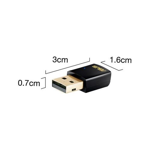Сетевой адаптер WiFi ASUS USB-AC51 USB 2.0 [387773]