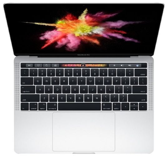 Apple 13-inch MacBook with Pro Touch Bar: 3.1GHz dual-core i5, 256GB - Silver [MPXX2RU/A]