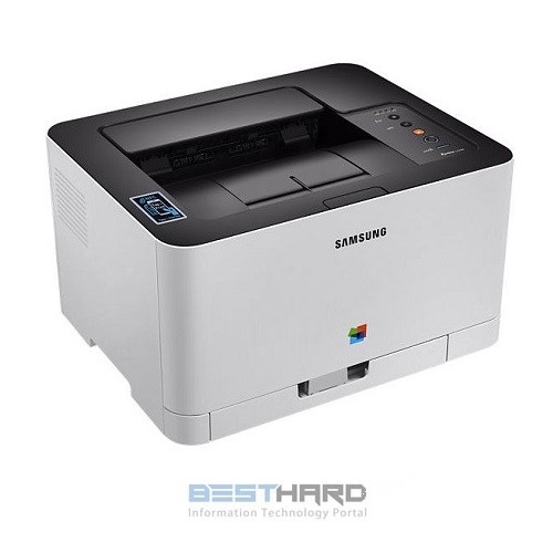 Принтер SAMSUNG SL-C430W, лазерный, цвет: белый [sl-c430w/xev]