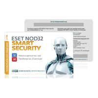 ESET NOD32 Smart Security - универсальная электронная лицензия на 1 год на 3ПК или продление на 20 месяцев [NOD32-ESS-1220(EKEY)-1-1]
