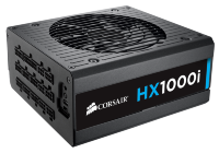 Corsair HX1000i (CP-9020074-EU), 1000W, 140-mm fan, 80 Plus Platinum, Fully modular, Corsair Link