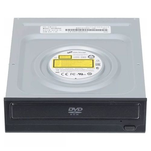 Оптический привод DVD-ROM LG DH18NS61, внутренний, SATA, черный,  OEM [951601]