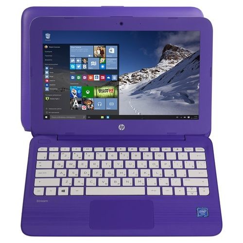 Ноутбук HP Stream 11-y001ur, фиолетовый [393473]
