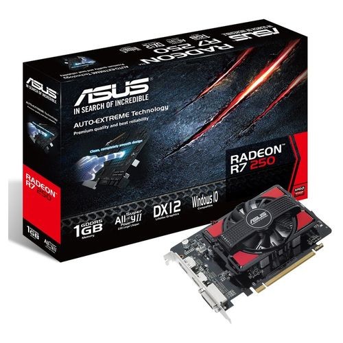 Видеокарта ASUS Radeon R7 250,  R7250-2GD5,  2Гб, GDDR5, Ret [388937]